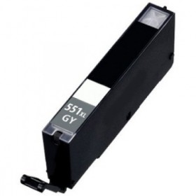 Ink cartridge Grey replaces Canon 6447B001, CLI551GYXL