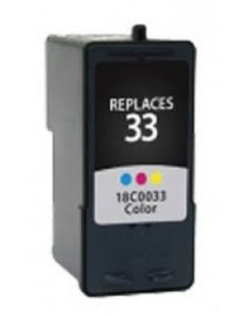 Ink cartridge Color replaces Lexmark 18C0033E, 33