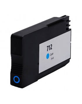 Ink cartridge Cyan replaces HP 3ED67A, 712C