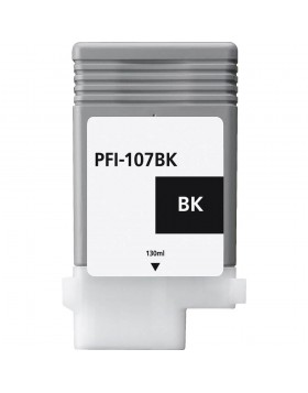 Ink cartridge Black replaces Canon 6705B001, PFI107BK